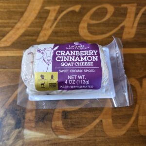 LaClare Family Creamery Cranberry Cinnamon Goat Cheese