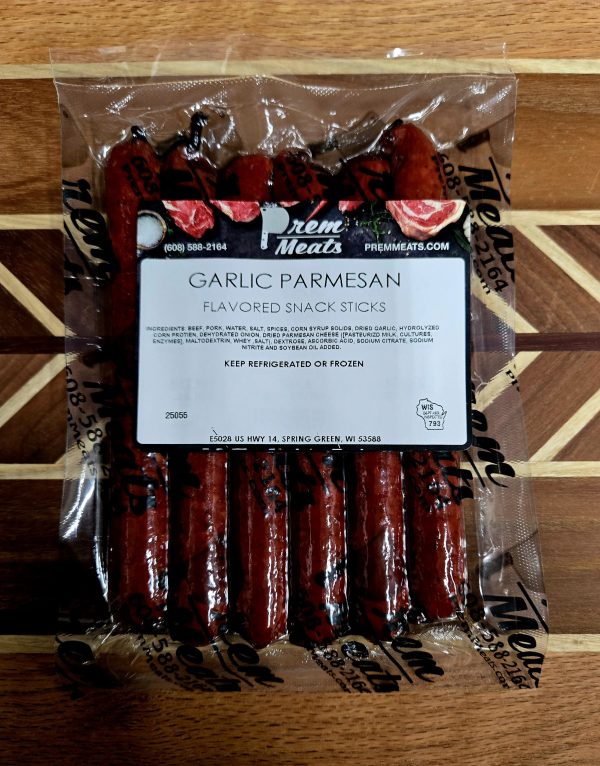 Prems Garlic Parmesan Flavored Snack Sticks