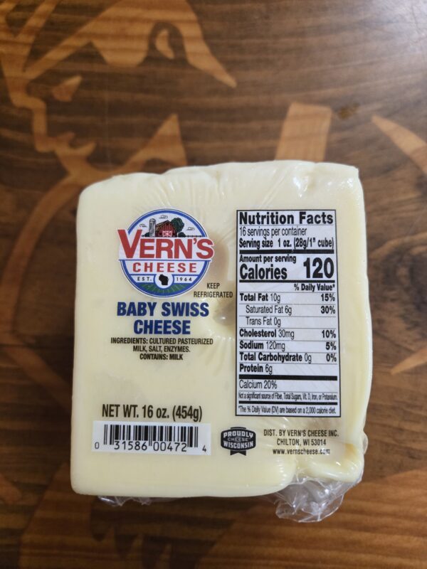 Vern's Baby Swiss Cheese