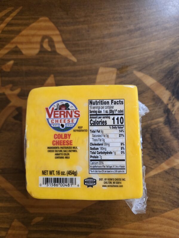 Vern's Colby Cheese