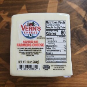 Vern's Reduced Fat Farmers Cheese