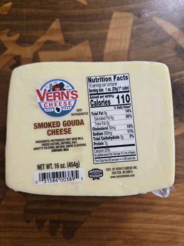 Vern's Smoked Gouda Cheese