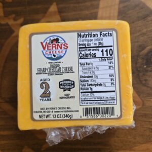 Vern's Super Sharp Cheddar Cheese 2 Year