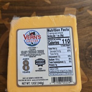 Vern's Super Sharp Cheddar Cheese 8 Year