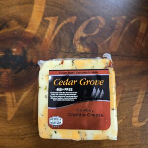 Cedar Grove Cowboy Cheddar Cheese