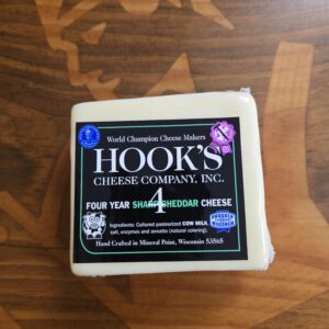 Hook's 4 year Sharp Cheddar Cheese